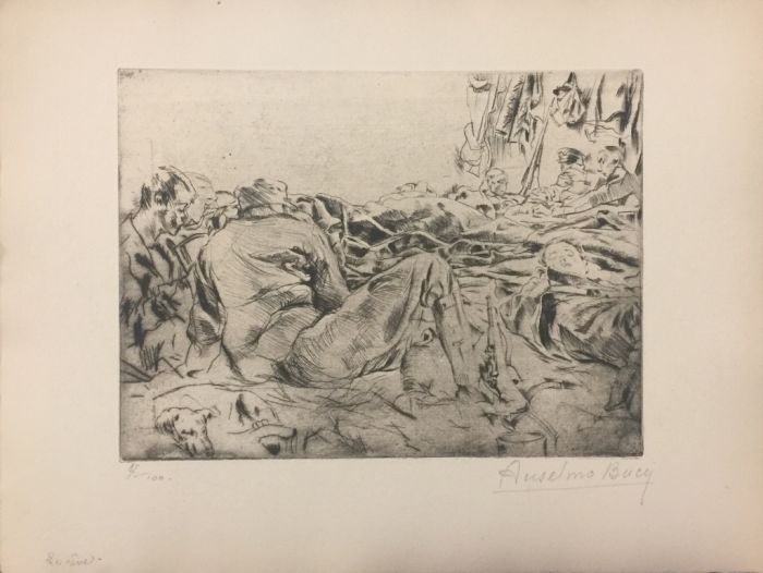 Le Rêve - from "Le Croquis du Front Italien"