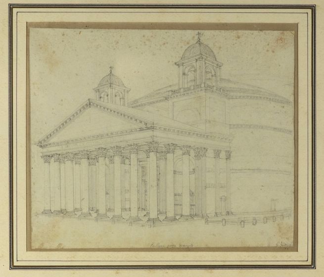  Pantheon by Giovanni Fontana - Old Master Artwork