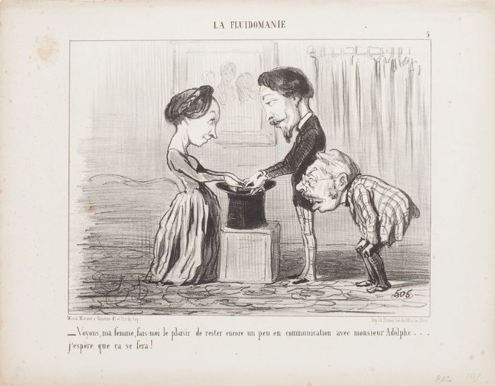 Honoré Daumier - Voyons, ma femme (...) - La Fluidomanie - Modern Artwork