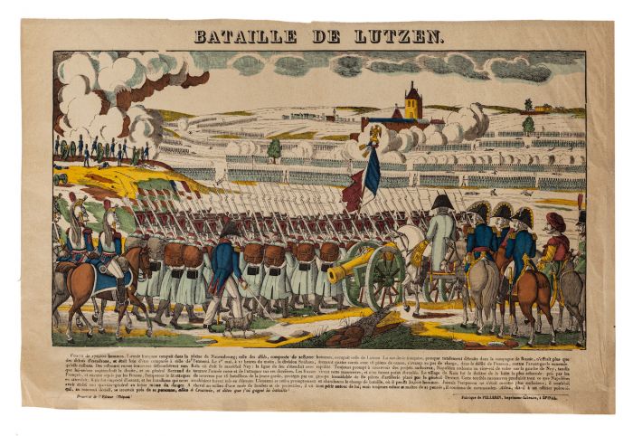 "Epinal Print, Bataille De Lutzen" by Anonymous - Modern Artwork