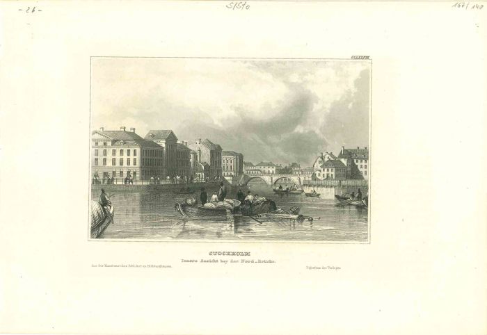 Ancient View of Stockholm