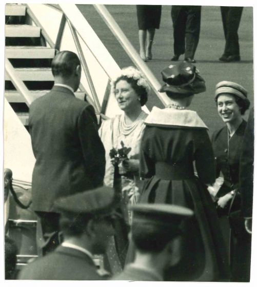Queen Elizabeth II  and Mother Queen - Vintage Photograph 