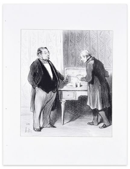 Monsieur Par suite De La Fusion by Honoré Daumier - Old Master Artwork