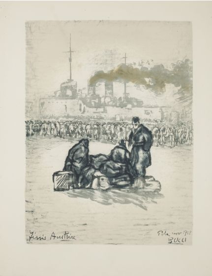 Pula 1918 by Anselmo Bucci  - Modern Artwork