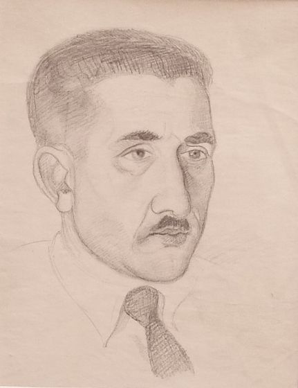 "Portrait" by Anonymous - Modern Artwork