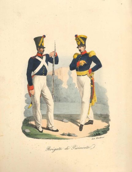Foudraz, Piemonte Brigade, beginning of XIX century.