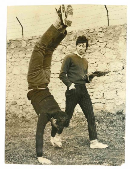 Terence Hill and Don Backy - Vintage Photograph