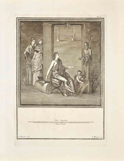 Ancient Roman Fresco from Herculaneum