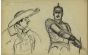 Caricatured figures