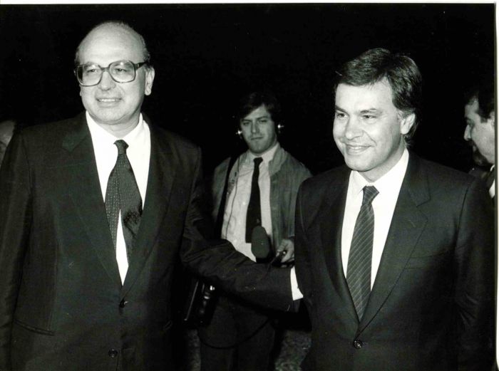 Meeting between Bettino Craxi and Felipe Gonzalez