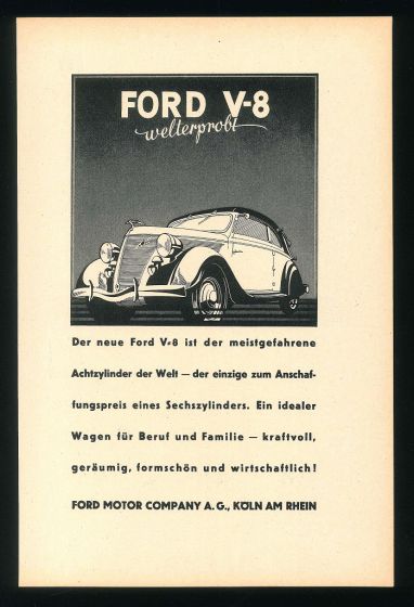 Ford V-8 by Anonymous - Modern Artwork