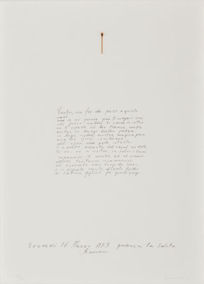 Vecchio non far che presso a queste navi.... by Jannis Kounellis - Contemporary Art