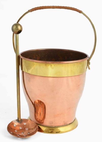Ice Container With Spoon - Decorative Object