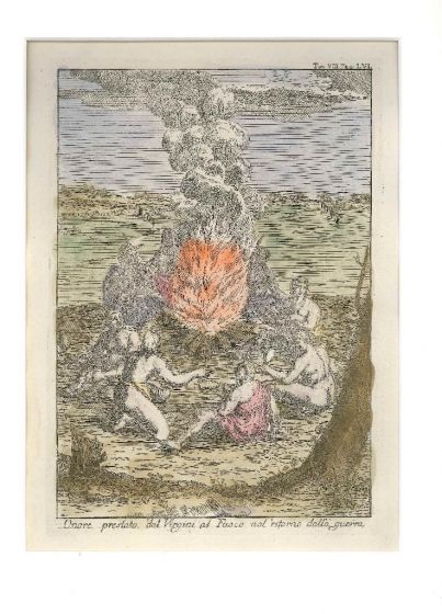 Honor to the Fire Deity by Gianfrancesco Pivati - Old Master Artwork