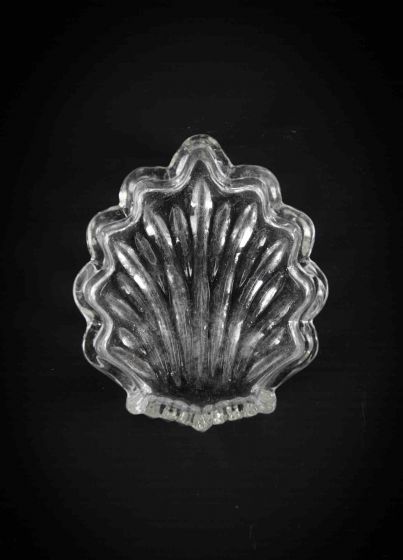 Shell Shape Vintage Glass Ashtray