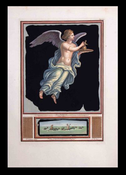 Ancient Roman Fresco, Herculaneum
