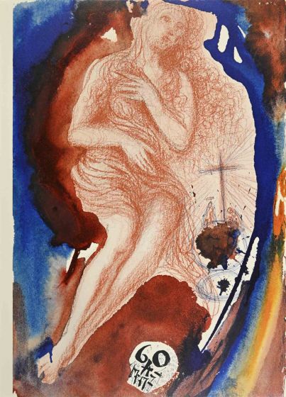 Salvador Dali - Many Sins Are Forgiven To The Sinful Woman - Contemporary Artwork 