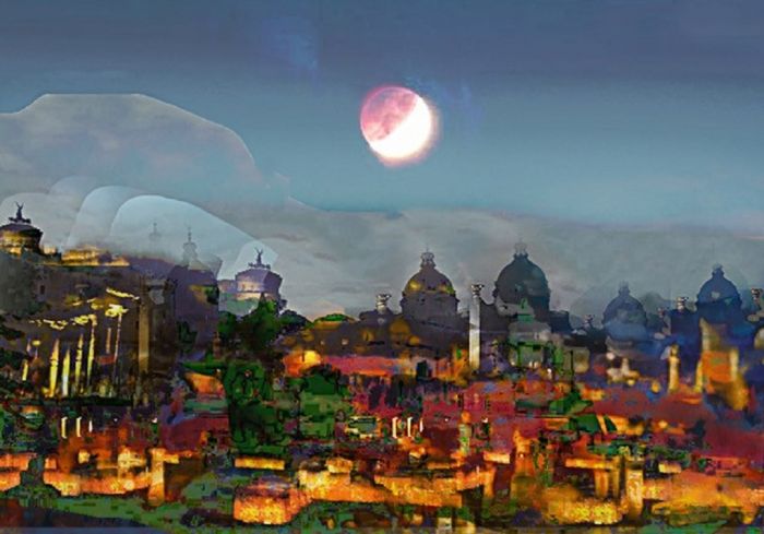 Eclypse on Rome by Laura D'Andrea - Contemporary Artwork