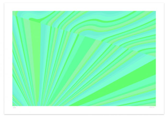 Greenfall by Dadodu - Contemporary Art Print