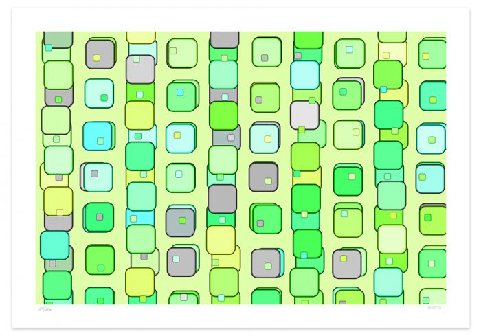Metallic Bond by Dadodu - Contemporary Art Print
