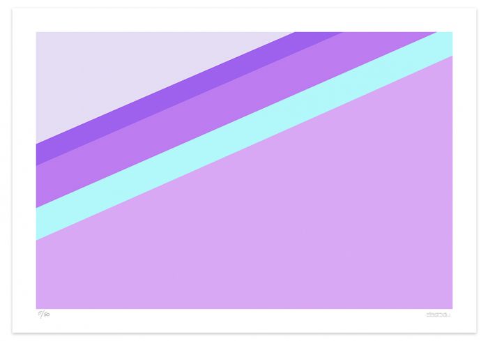 Purple Slide by Dadodu - Contemporary Art Print