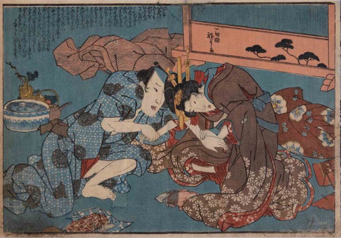 Utagawa Kuniyoshi - Shunga - Modern Artwork