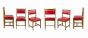 Set of Red Chairs