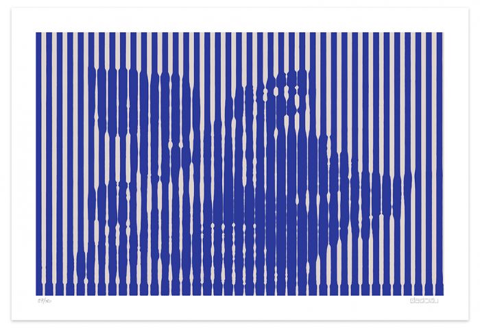 Grey Lines by Dadodu - Contemporary Art Print