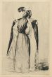 La Dame au Manteau by André-Charles Coppier - Modern Artwork