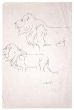 Study of a lion by Wilhelm Lorenz