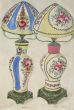 "Porcelain Lumen" 1890s  is an original watercolor drawing on ivory-colorated paper by Anonymous Artist of XIX Century.