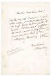 Autograph Letter by Giacomo Meyerbeer - Original Manuscripts