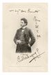 Photographic Portrait and Signature by Pietro Mascagni