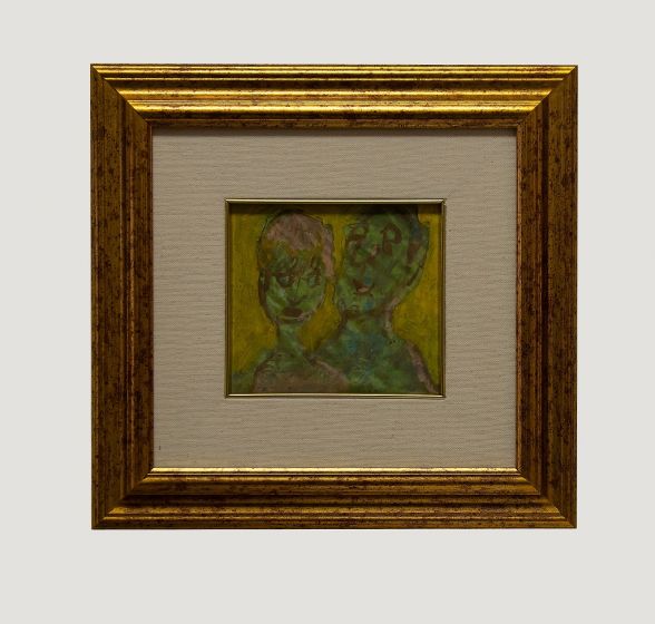 Lovely couple by Mino Maccari - Contemporary Artwork