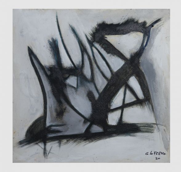 Grey Shape by Giorgio Lo Fermo - Contemporary Artwork 