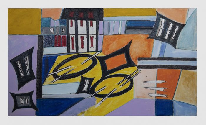 Geometrical Abstract by Giorgio Lo Fermo - Contemporary Artwork 