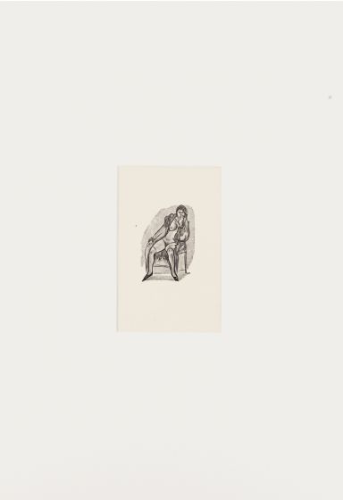 Nude by Mino Maccari - Contemporary Artwork
