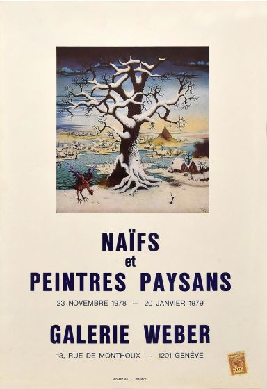 Naif Poster Exhibition  by Anonymous- Contemporary Artwork