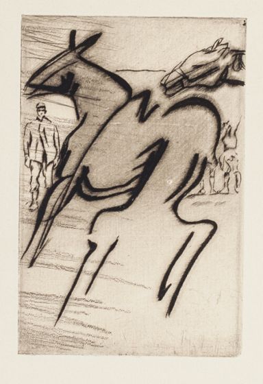 Front Italien by Anselmo Bucci - Modern Artwork.