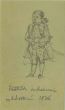 Anonymous - Figure in Victorian Cloth - Old Masters Art