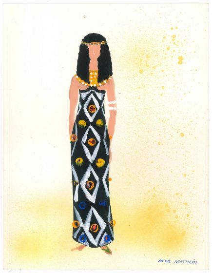 Proof for a Costume by Alkis Matheos - Contemporary Artwork