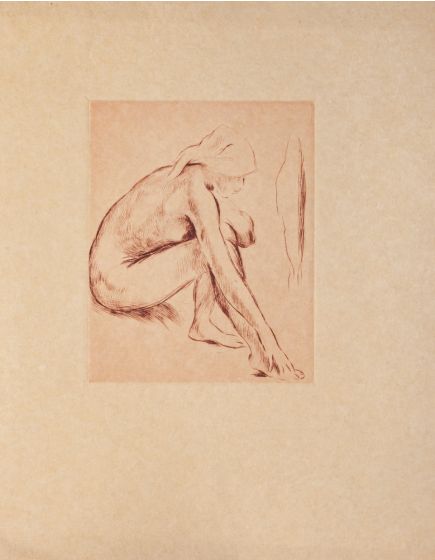 "Nude" by Anonymous - Modern Artwork