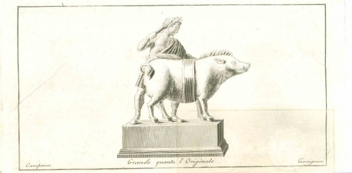 Ancient Roman Bas-Reliefs From the Antiquities of Herculaneum Exposed