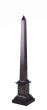Belgian Black Marble Obelisk by Anonymous - Decorative Object