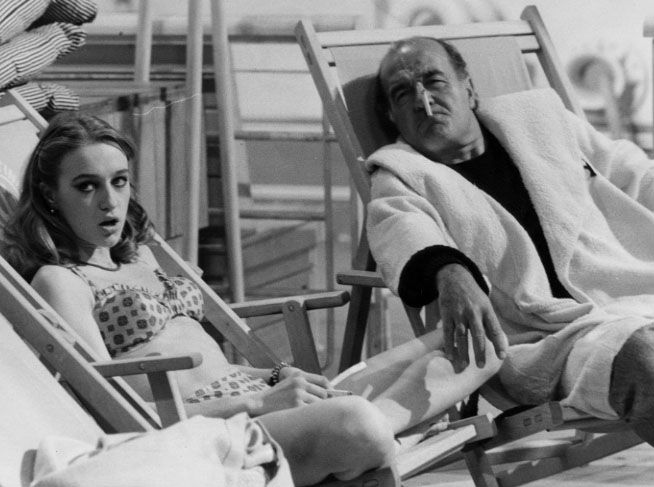 The Italian Actress Eleonora Giorgi and Ivo Garrani