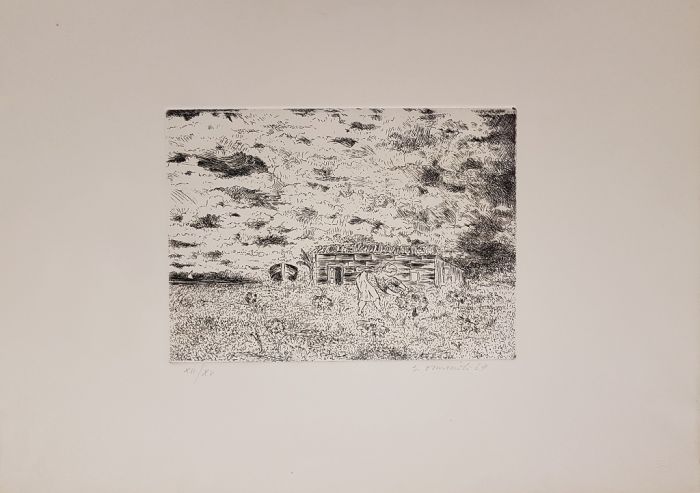 Baracca sul mare e contadina by Giovanni Omiccioli - Prints & Multiples