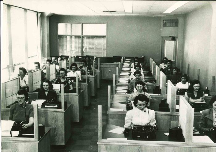 Modern newspaper Plant - American Vintage Photograph