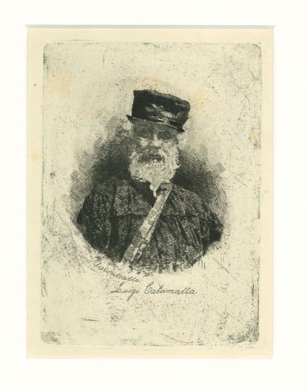 Self Portrait is an original contemprary artwork realized by Luigi Calamatta.