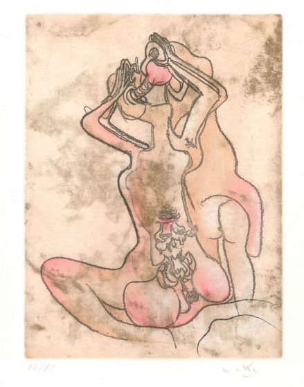 Untitled Etching from Paroles Peintes Suite