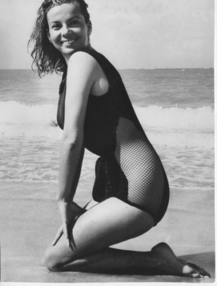 The American Actress and Singer Abbe Lane